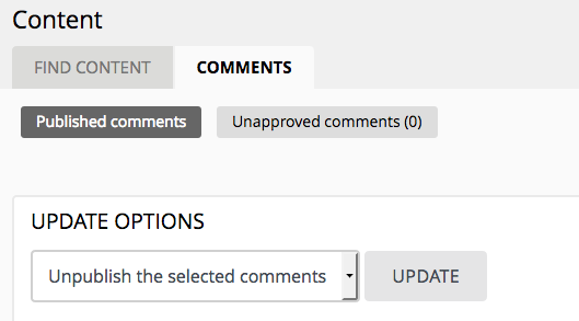 Approving Comments